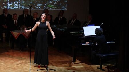 Ana Kompan s skladbo Kdo še verjame Nine Pušlar